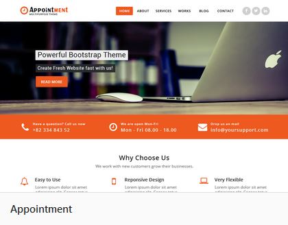 Appointment - Tema de WordPress