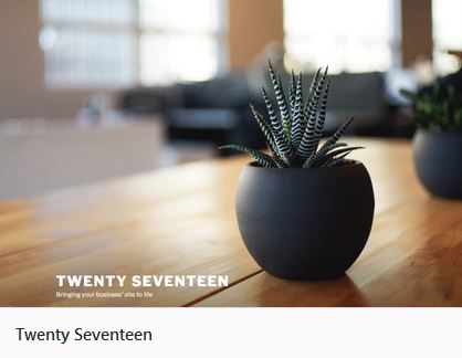 TwentySeventeen - Tema de WordPress